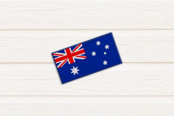 Australian Flag ITH Feltie Applique
