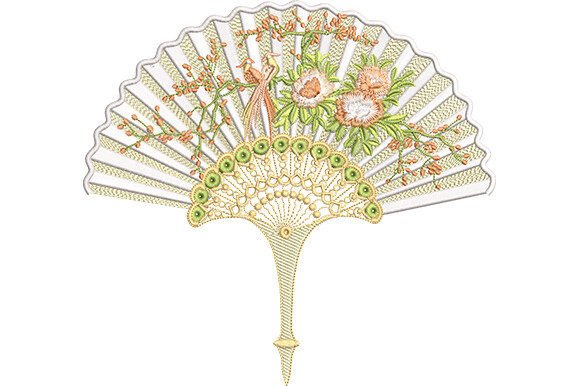 Beautiful Antique Hand Fan