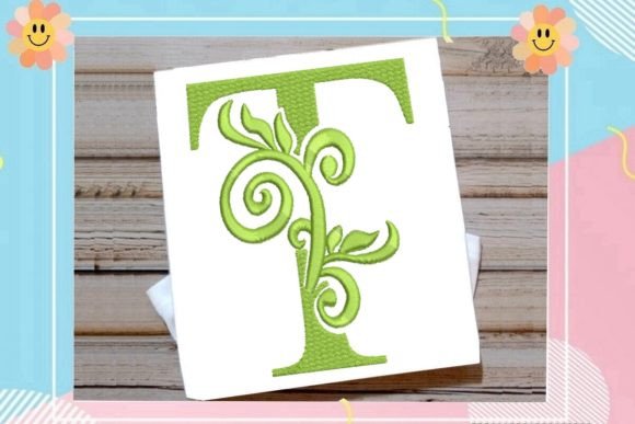 Beautiful Letter T Monogram