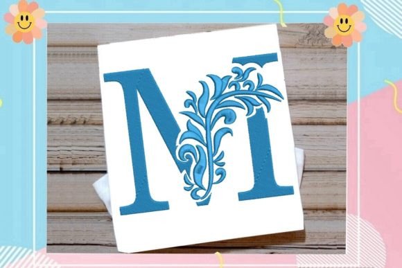 Beautiful Monogram Letter M
