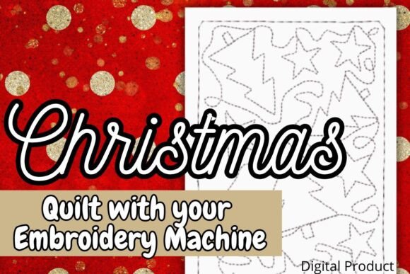 Christmas Trees and Stars Quilting E2E