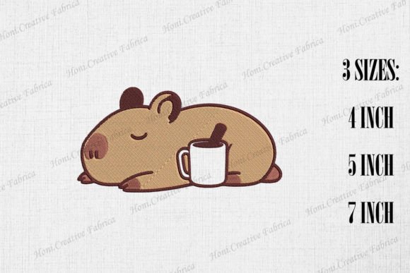 Cute Lazy Capybara