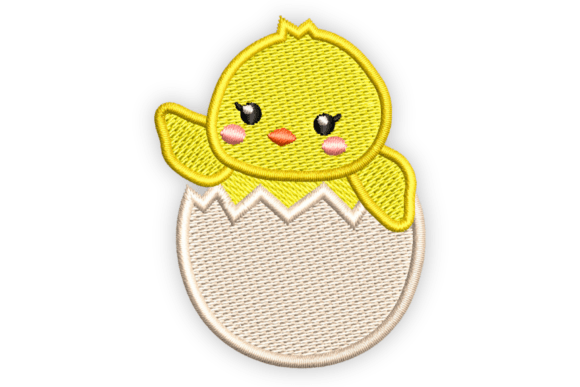 Easter Chick in Cracked Egg