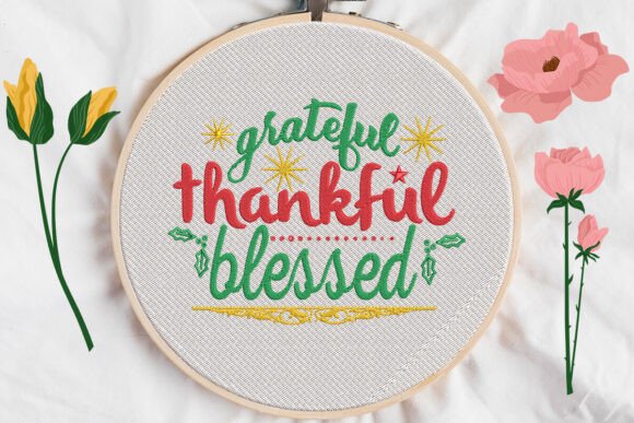 Grateful Thankful Blessed, Thanksgiving