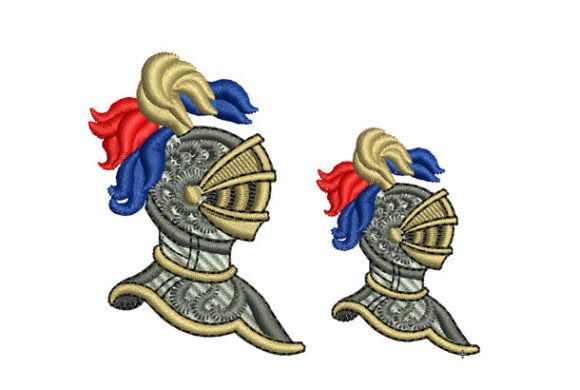 Helmet Embroidery Design