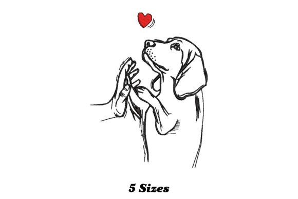 Human Hand and Dog’s Paw