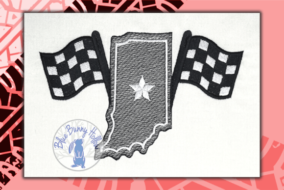 Indy Racing - Indiana Flags