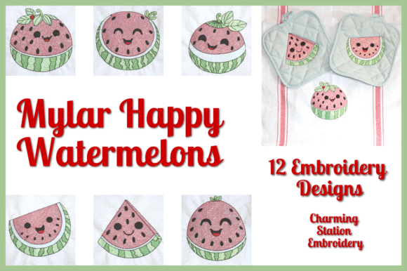 Mylar Happy Watermelons