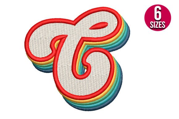 Retro Alphabet Letter C